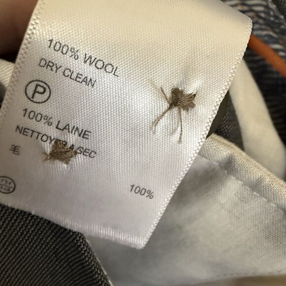 Tommy Bahama Pants Men 34x30 Gray (Inseam 28.5) Dress Golf Pants 100% Wool - Picture 8 of 8